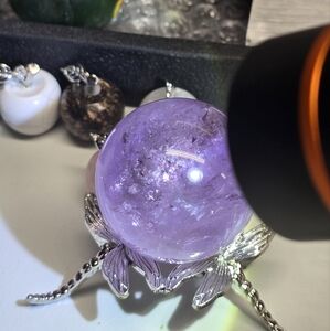 1.5" High Quality Lavendar Amethyst Sphere